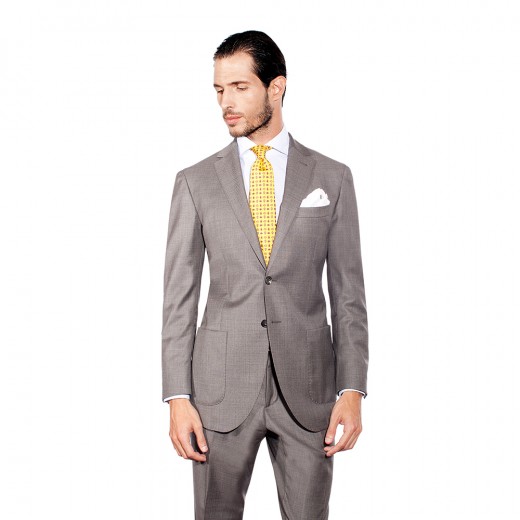 GREY TWO-PIECE SUIT