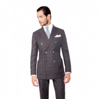 DOUBLE-BREASTED TWO-PIECE SUIT