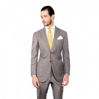 GREY TWO-PIECE SUIT