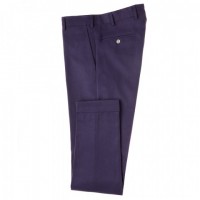 Purple cotton trousers