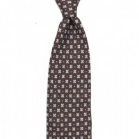 Cravatta in lana stampata