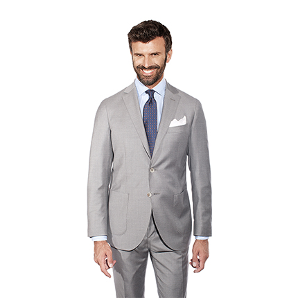 LIGHT GREY TWO-PIECE SUIT