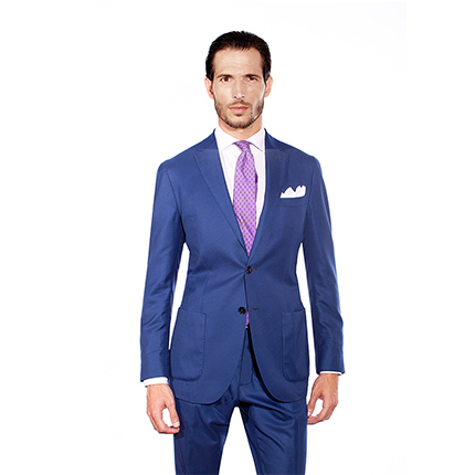 ROYAL BLUE TWO-PIECE SUIT